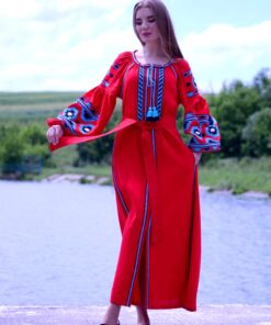 Сукня "Карпати" червона