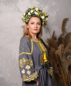 Alternative view of Сукня "Чарівниця" сіра