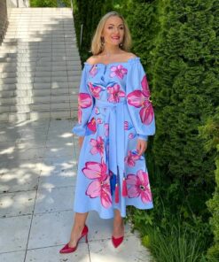 Сукня "Космея" блакитна