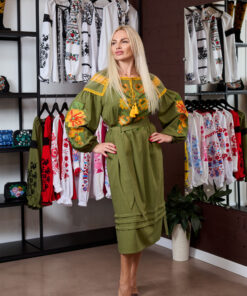Сукня "Цвітана" хакі